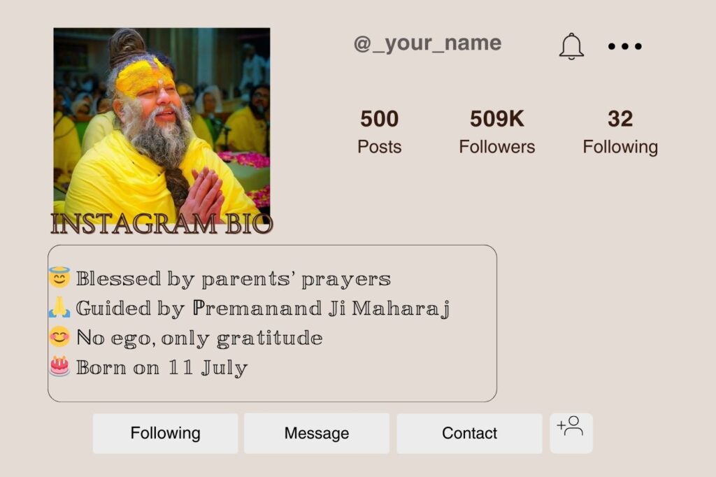 Top Premanad ji Maharaj Bio for Instagram