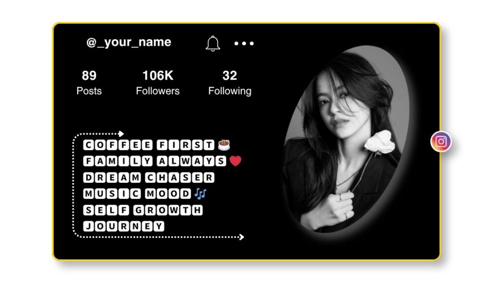 Stylish font Bios for Instagram