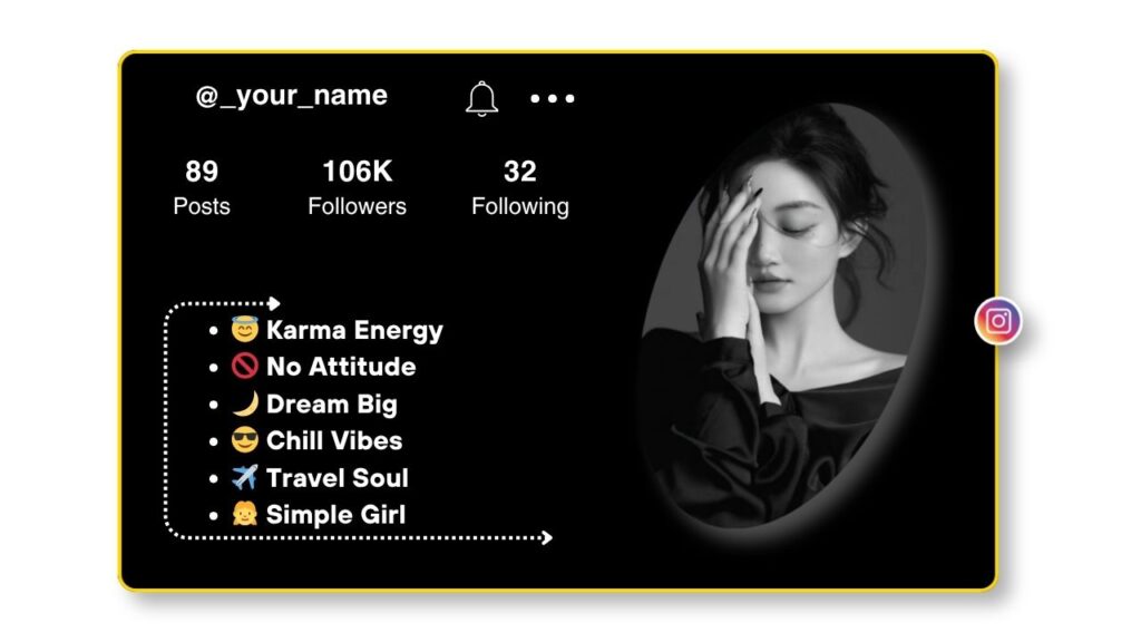 Short Instagram bios ideas