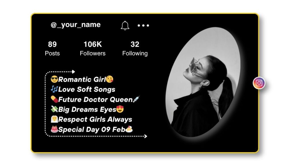 Instagram Bio in Hindi for Girls