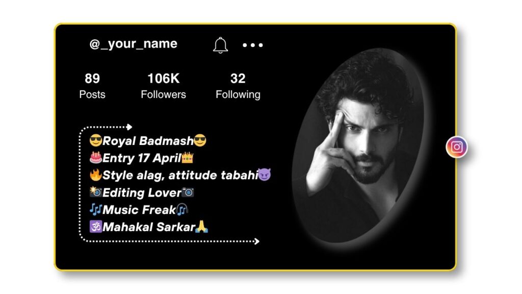 Instagram Bio for Badmashi