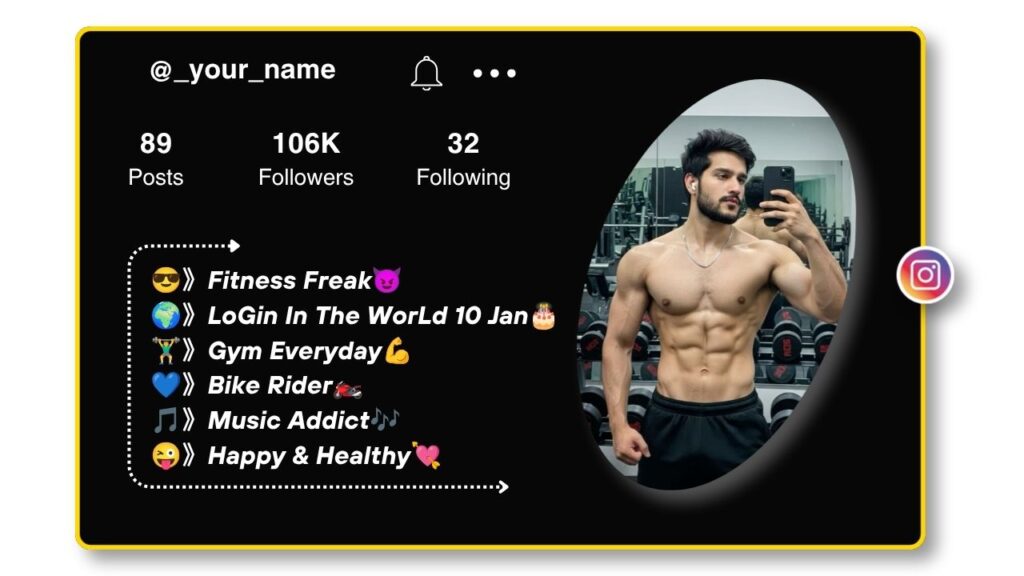 Gym Bio for Instagram
