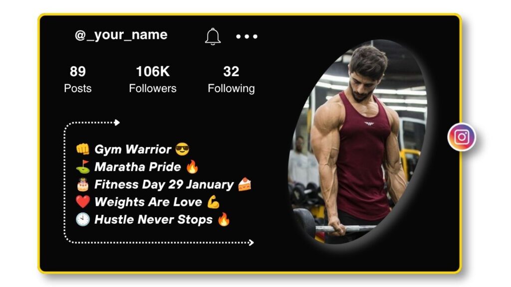 Attitude Gym Bios for Instagram