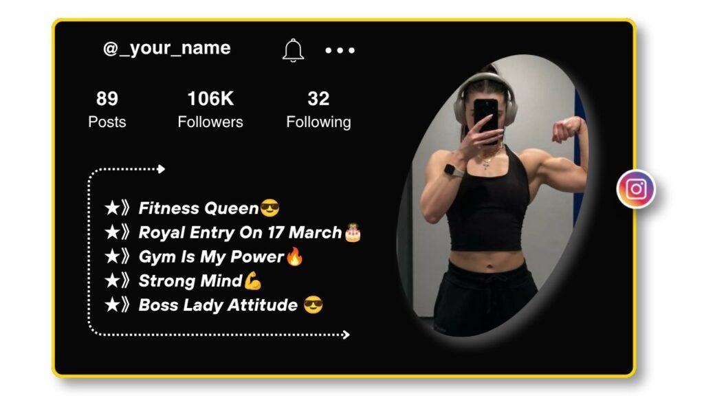 Gym Bios for Instagram for Girls