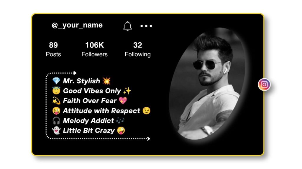 Stylish Bio for Instagram Boys