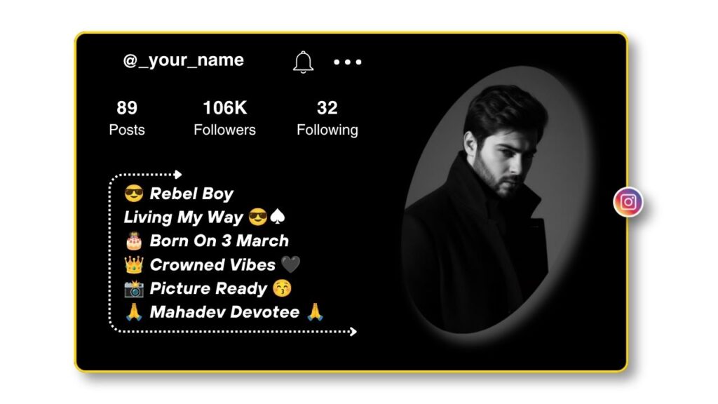 Attitude VIP Bio for Instagram