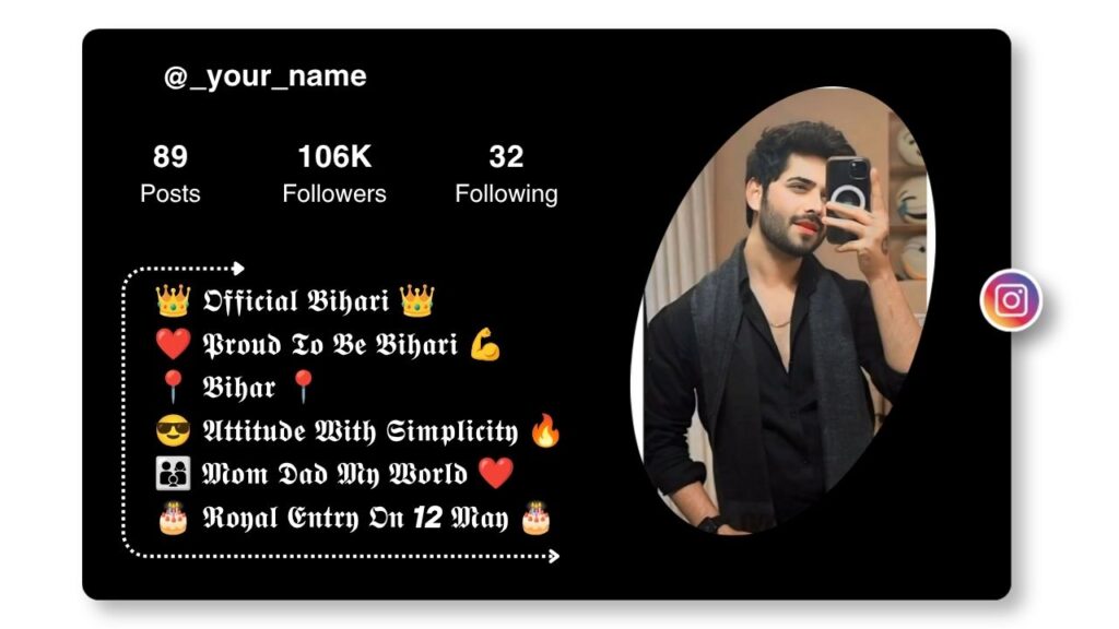 Bihari Bio for Instagram